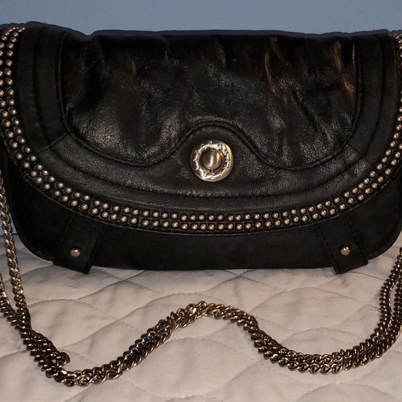 BCBGMAXAZRIA Black Leather Bag - Picture 10 of 16
